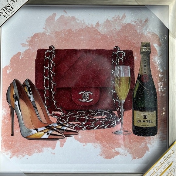 Instinct Style Fashion Inspired Wall
Art Decor Framed
Size: 14W x 14H in NWT - Picture 7 of 9